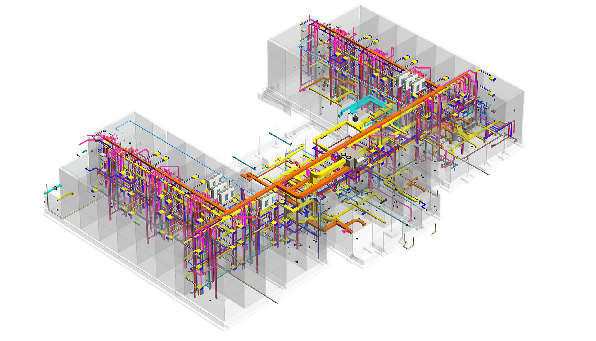 Image of Benefits of BIM modeling services- Image of Structural and MEP modeling of Fairfield Inn & Suites Hotel, MA