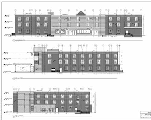 Image of building conceptual model representing BIM LOD (Level of Development)- 100