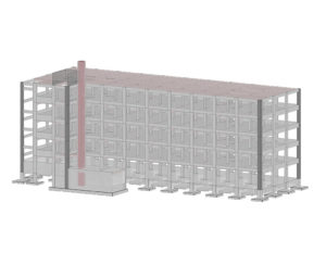 Image of BIM Structural modeling of Extra space storage facility