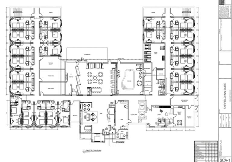Fairfield Inn Schematic Design UnitedBIM