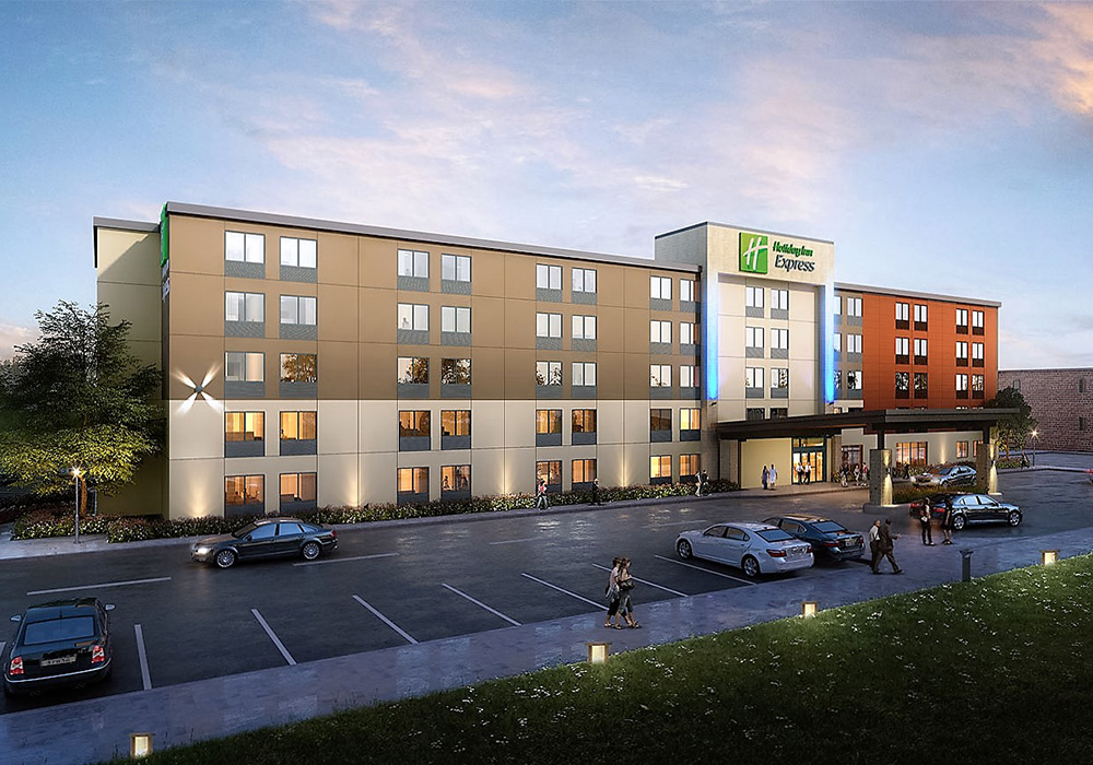 Holiday Inn- Exterior 3D Visualization