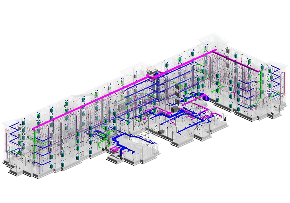 MEP BIM Modeling- Residential Inn