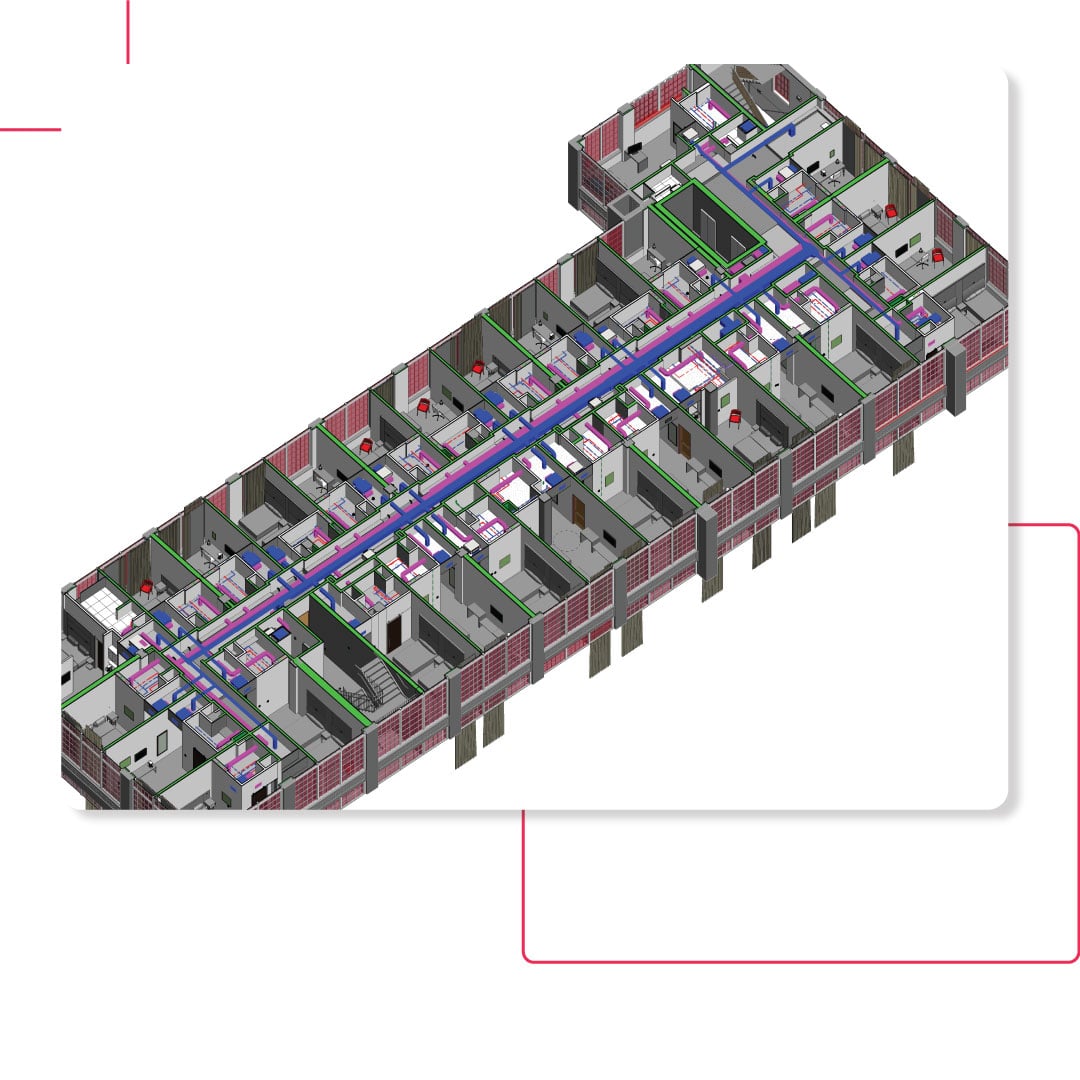BIM Mechanical Modeling Services | HVAC, Ducts | Revit MEP | United-BIM
