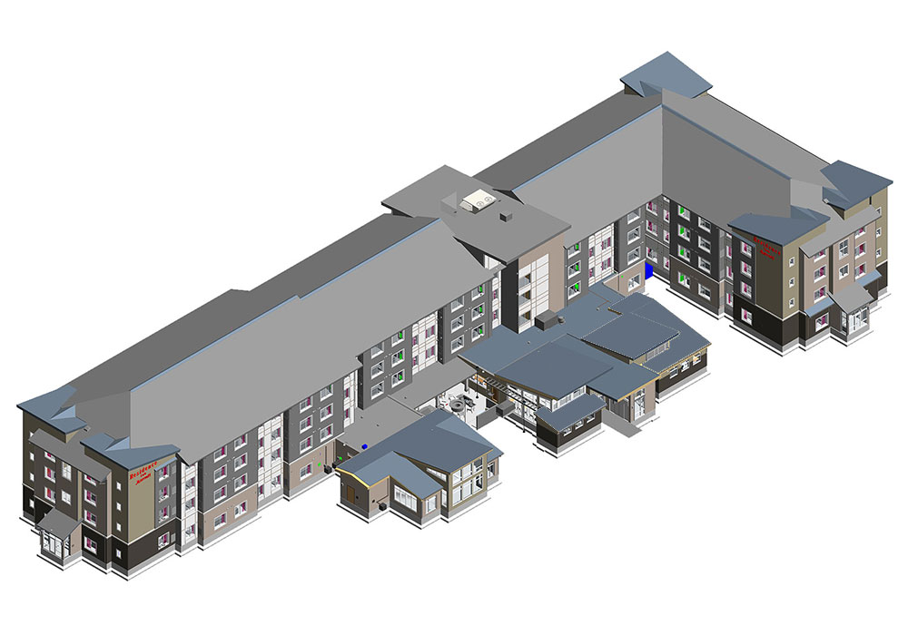 Architectural-3D-Model-Front-Elevation-BIM-During-New-Construction-3D-Modeling