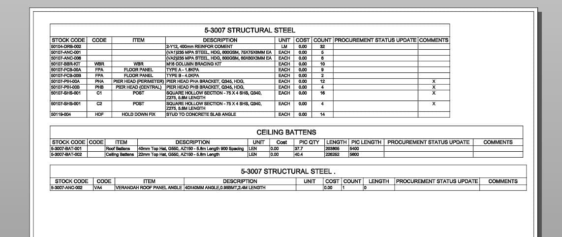 BOQ- Quantity Takeoffs generated from Revit- Clash-detected-between-structural-and-architectural-elements--Clash-detection-report-generated-from-Navisworks- Facilitated by BIM