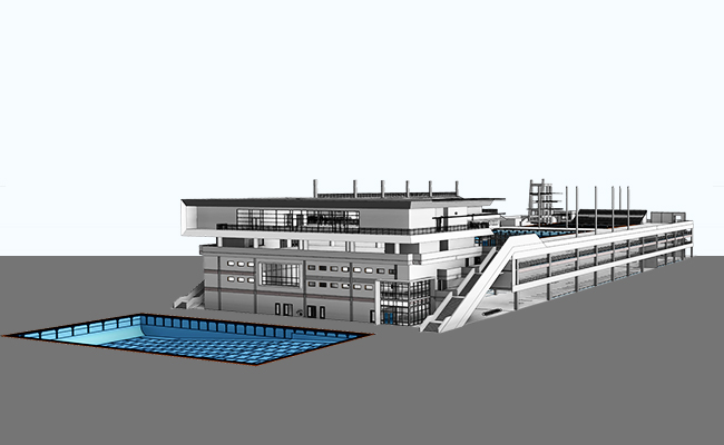 Fort-Lauderdale-Aquatic-Facility-Architectural-Modeling-Services-by-United-BIM