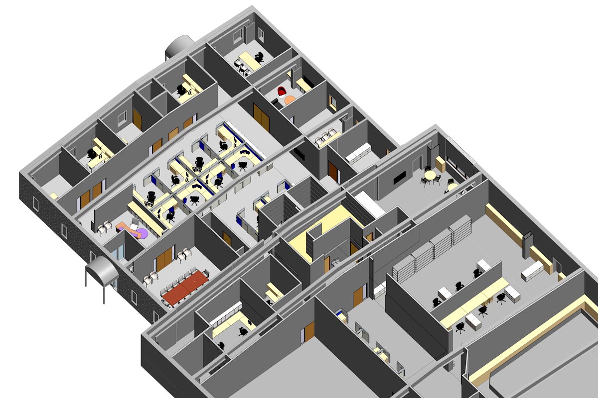 Section-View-Alloy-Specialties-Architectural-Modeling-Services-by-United-BIM