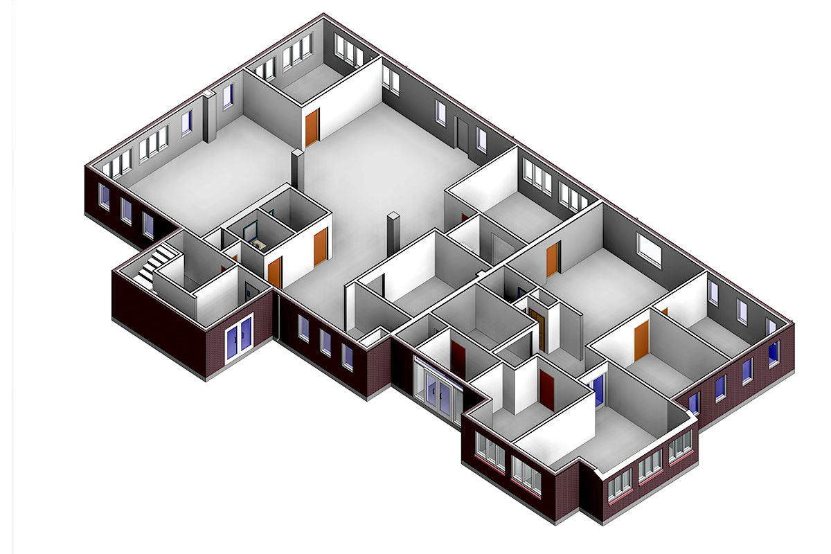 Section-View-of-Birken-Inspection-Lab-Architectural-Modeling-Services-by-United-BIM