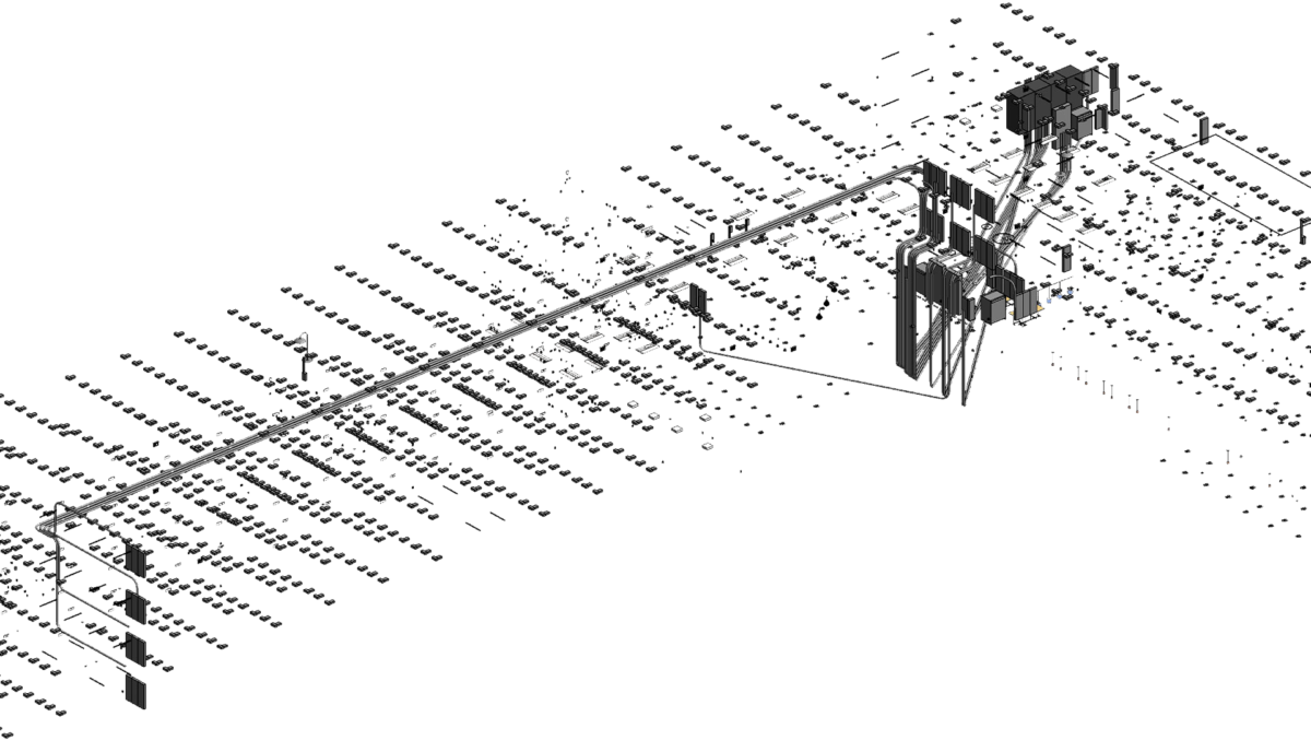 3DRevitElectricaldesignmodelwithConduitsandpanelsofahotel