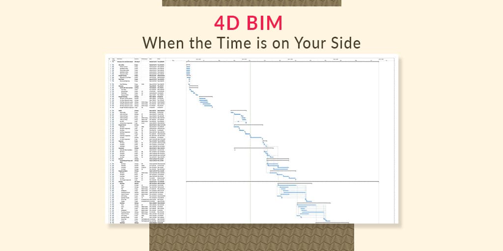 4D BIM for a Project by United-BIM