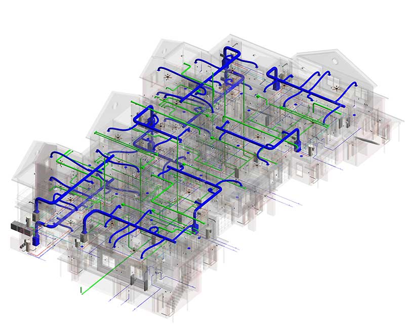 Mechanical BIM Services | HVAC BIM Modeling - United-BIM Inc