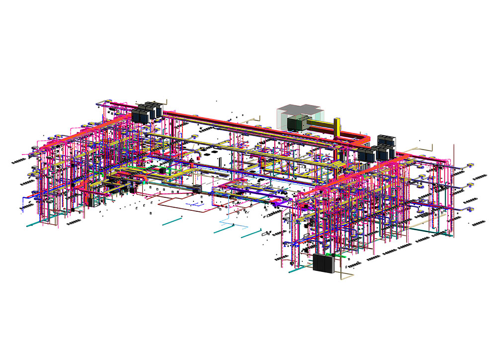MEP Modeling and coordination services by United-BIM
