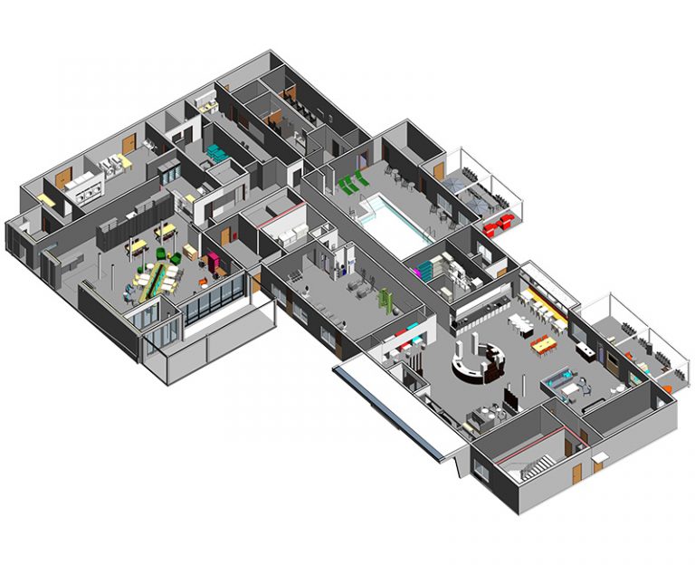Case Study Revit Family Development of Furniture, Fixtures