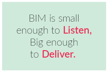 BIM is small enough to listen. big enough to deliver quote by United-BIM