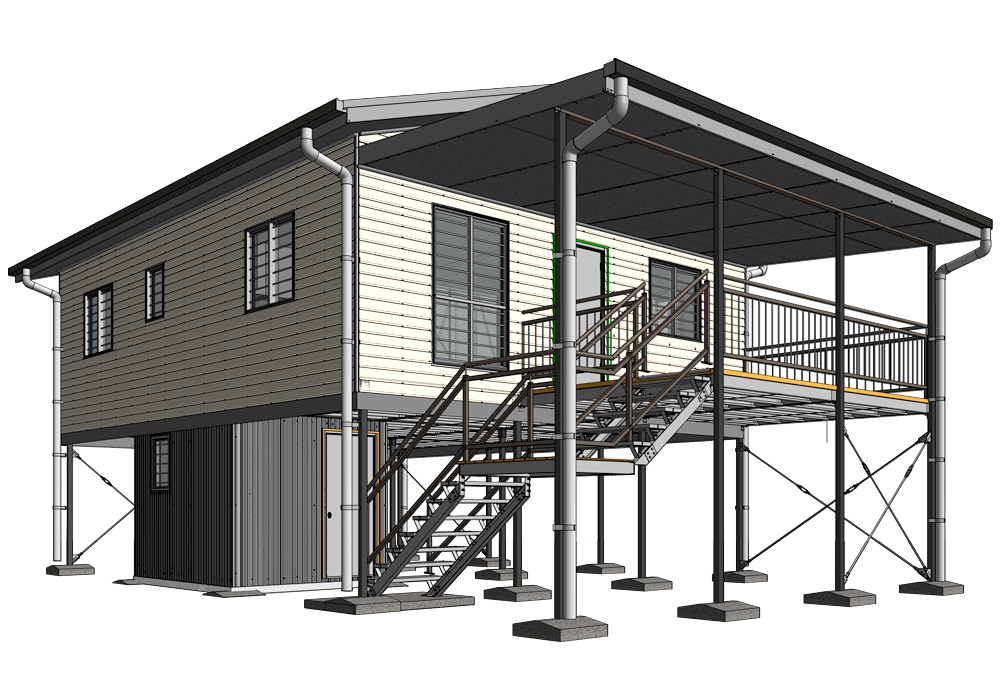 Architectural BIM Modeling for Multi-Residential Housing by United-BIM