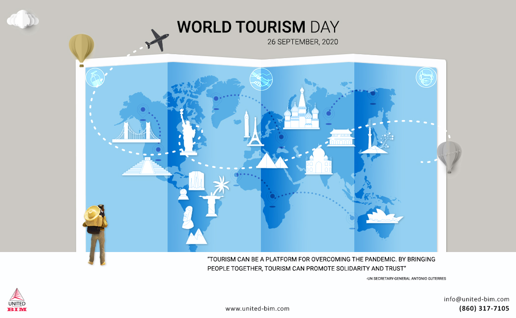 World Tourism Day 2020 Graphic by United-BIM