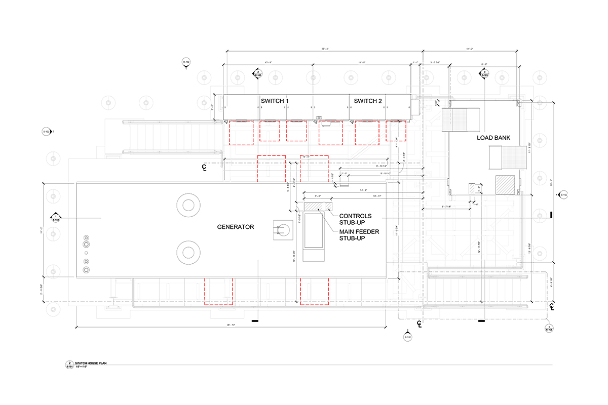Switch House Plan of the Project by United-BIM