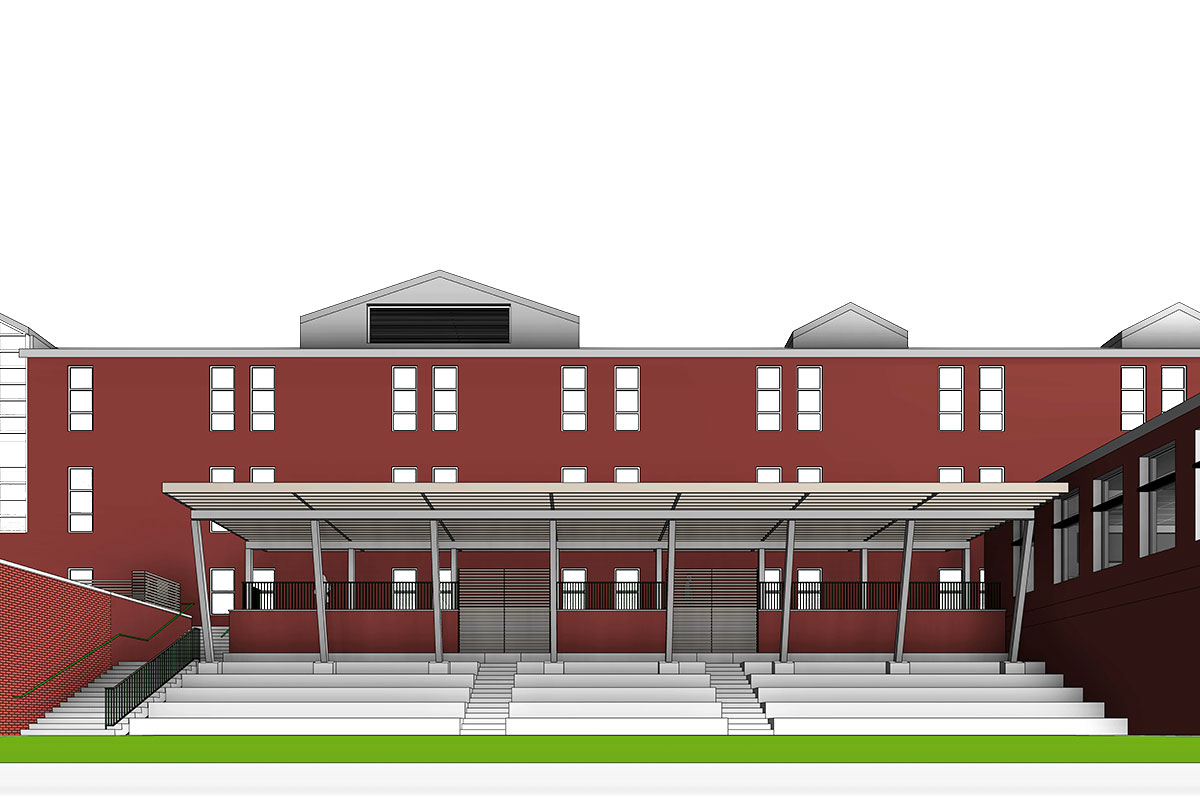 Middle School Project BIM Model by United-BIM