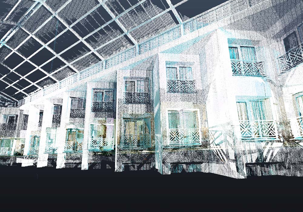 Point Cloud Scan Data of a Hotel