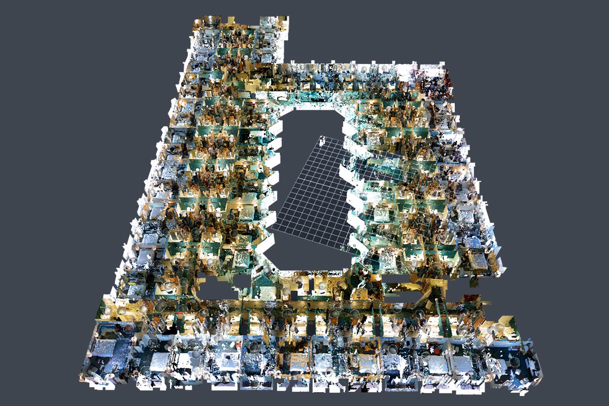 Point Cloud Scan Data of a Hotel