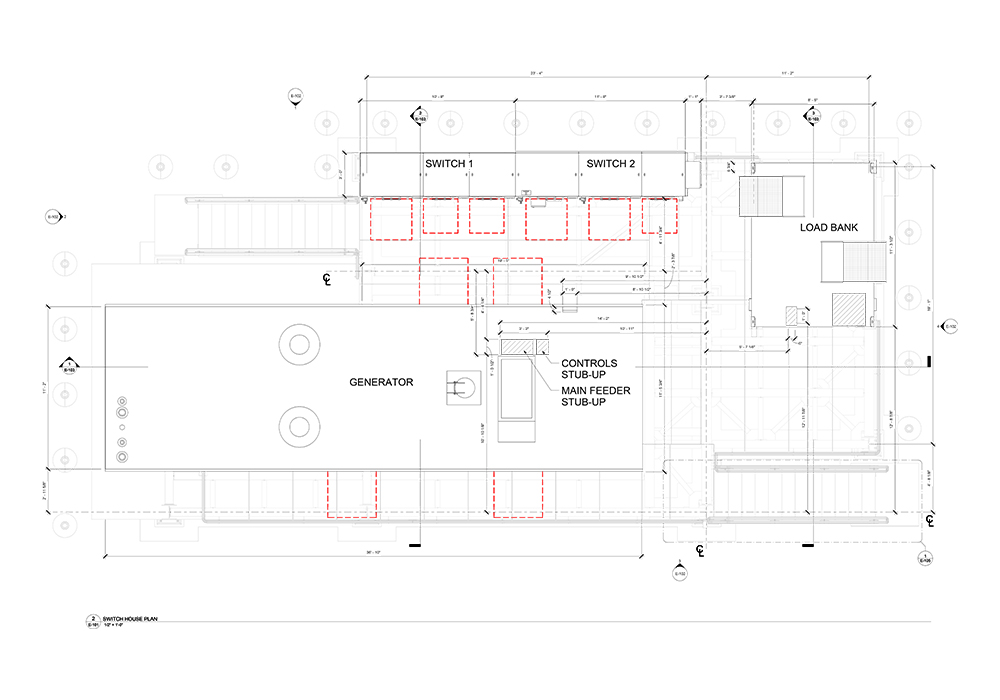Switch House Plan of the Project by United-BIM