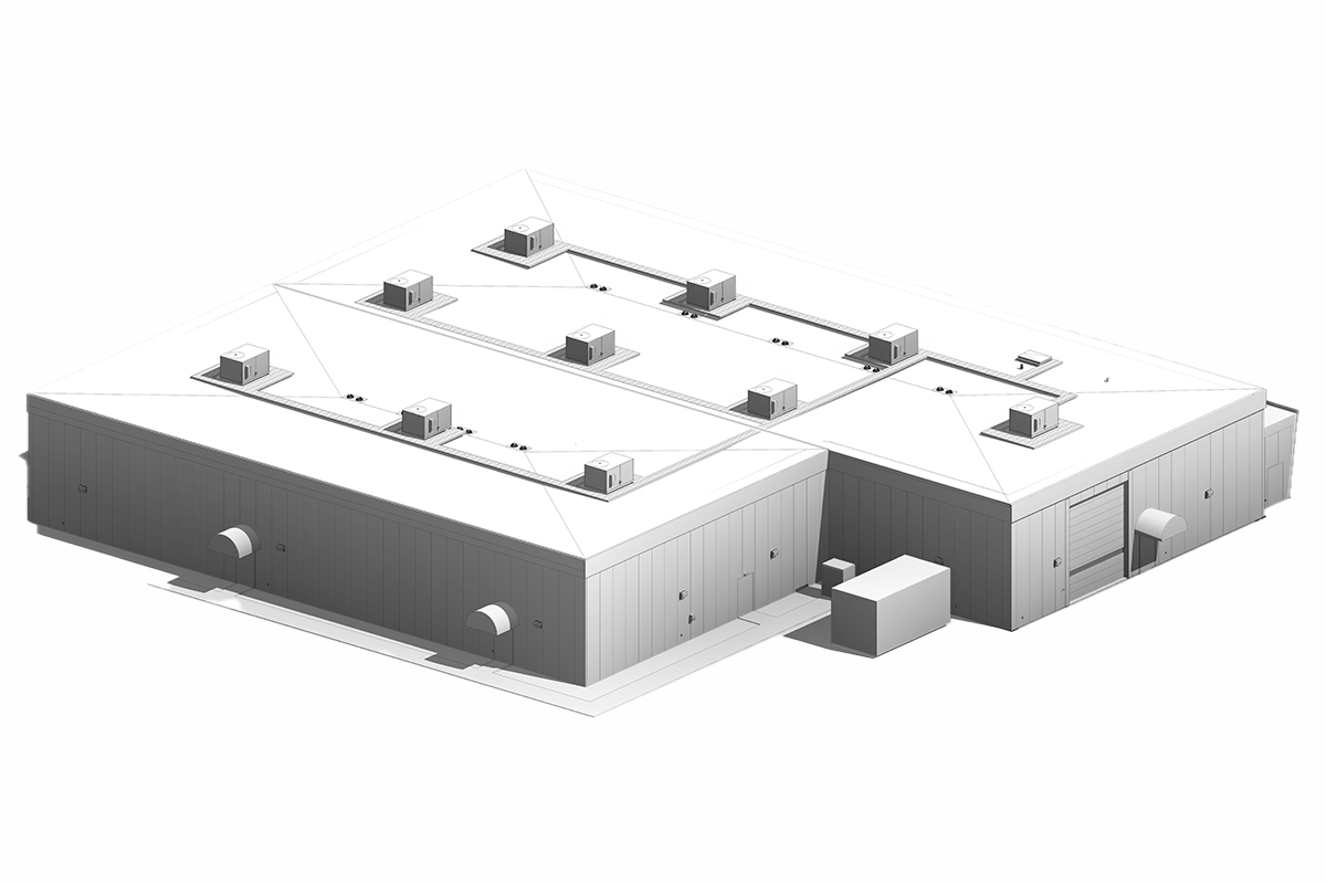 Architectural BIM Modeling and Coordination Services of Manufacturing Project in Connecticut