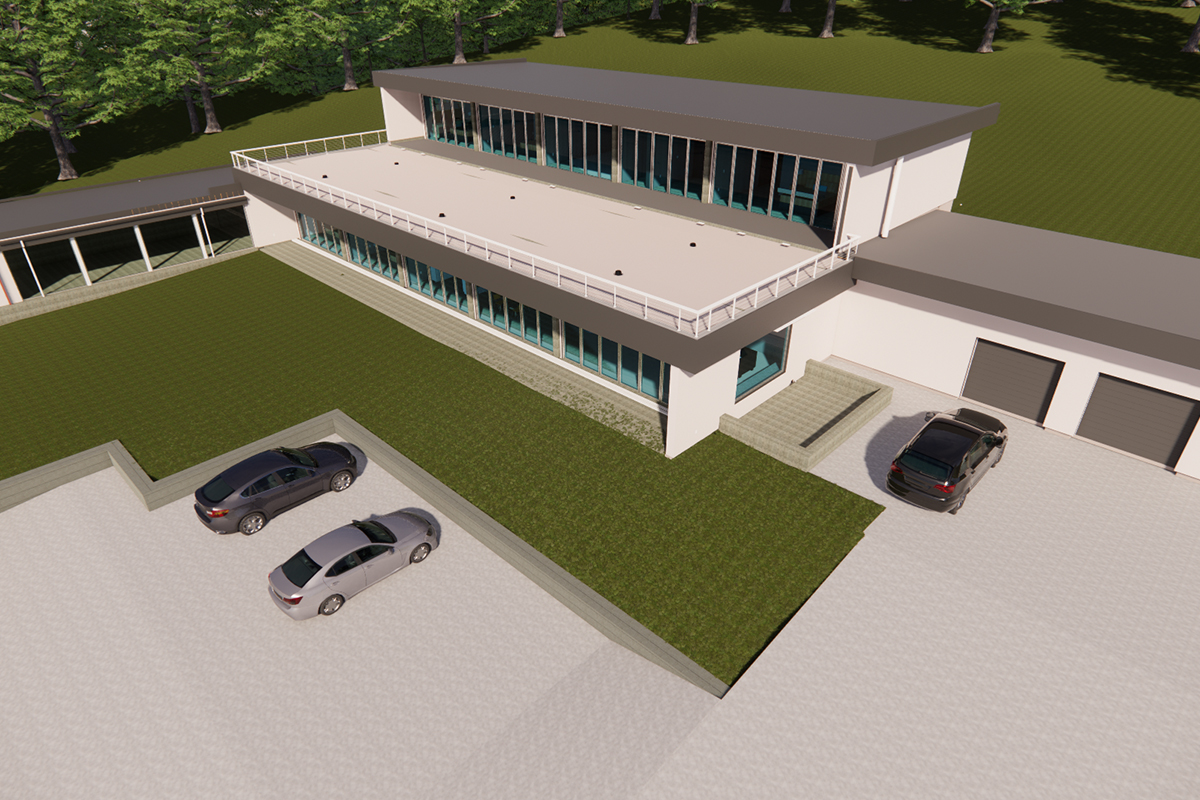 BIM Architectural Modeling of Luxurious Residence in Connecticut