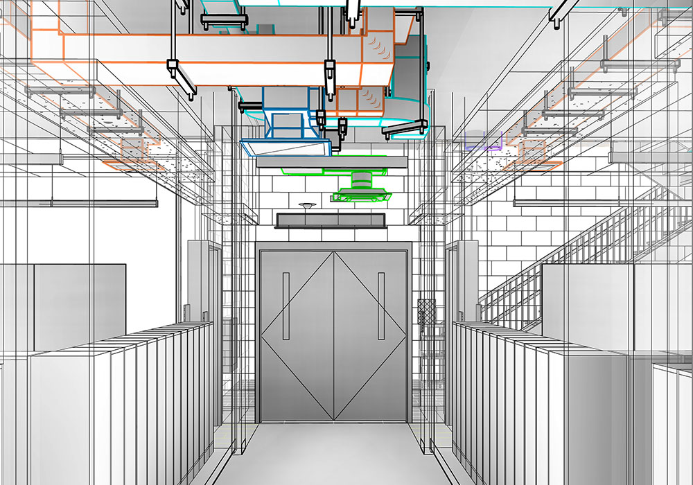 LOD 400 BIM MEP Modeling and Coordination Services by United-BIM Inc