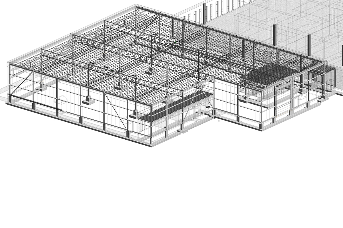 Structural BIM Modeling and Coordination Services of Manufacturing Project in Connecticut