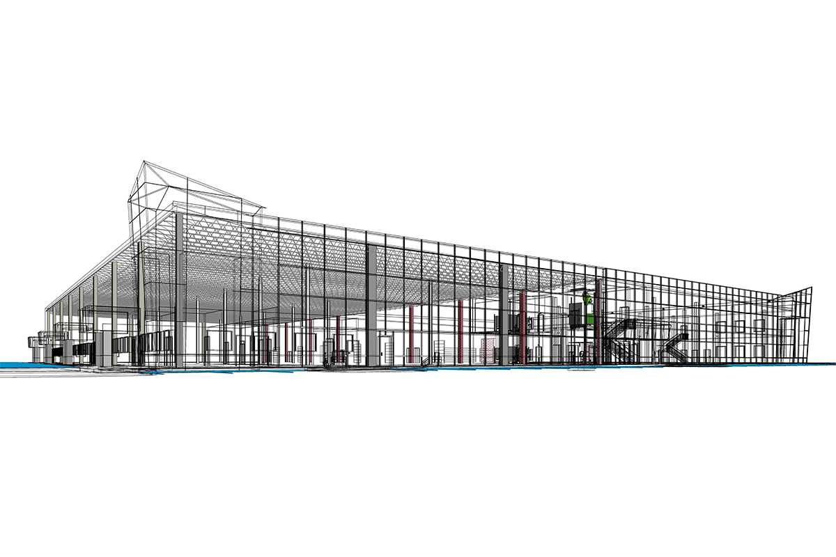 Structural BIM Services in Boston for Industrial Project