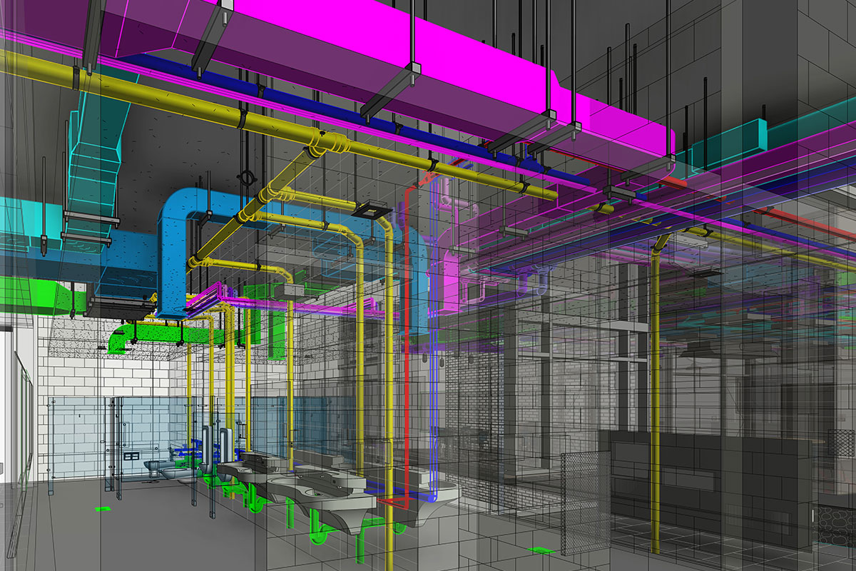 LOD-400-BIM MEP-Modeling-and-Coordination-services-in Pennsylvania-by-United-BIM-Inc