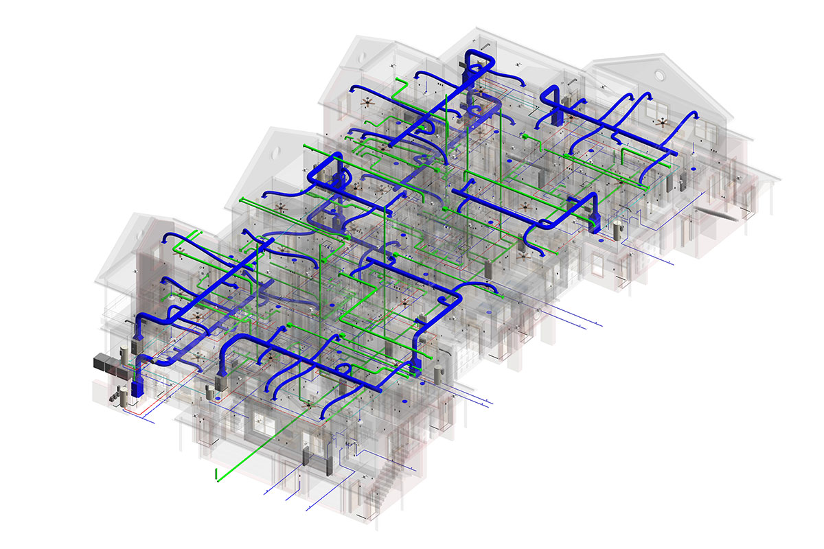 MEP BIM Modeling Services in Indiana by United-BIM