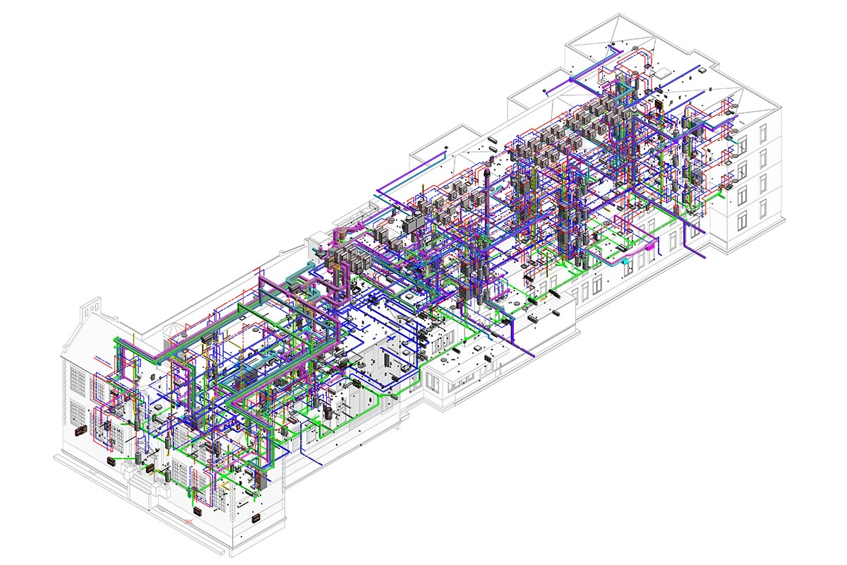 MEP BIM Modeling Services in Ontario by United-BIM