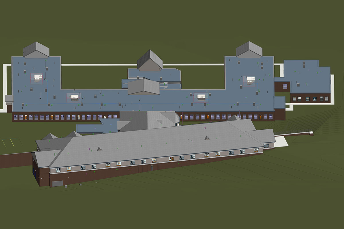 Architectural Modeling and coordination services for Reisdential project in Bloomfield, CT