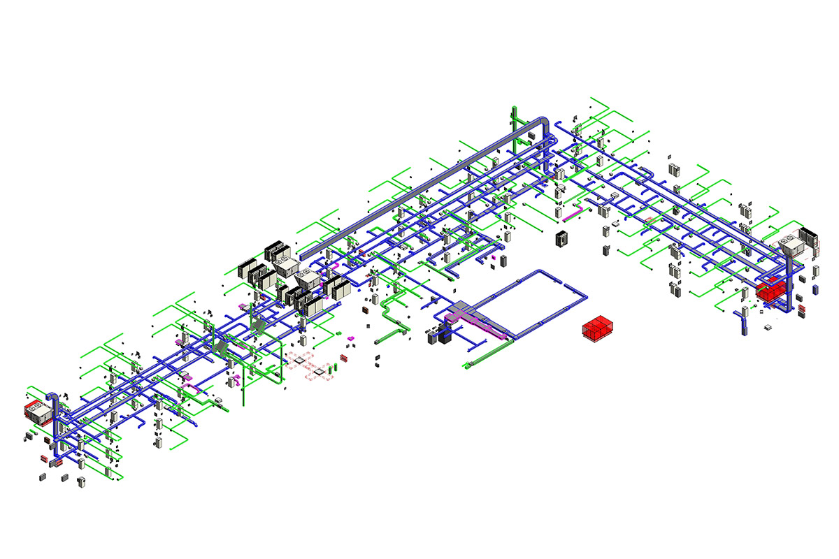 MEP BIM Services for a Hotel Project in Rhode Island