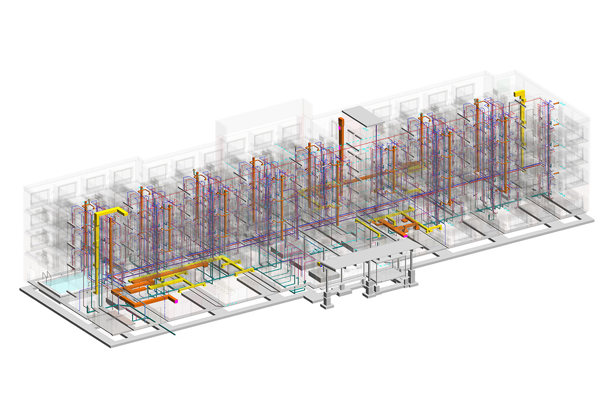 MEP BIM modeling Services for a Hotel Project in Maryland