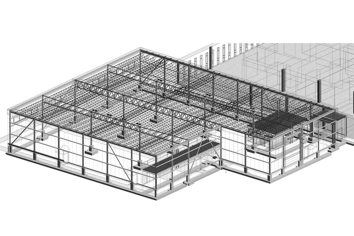 Structural BIM Modeling and Coordination Services of Manufacturing Project in Connecticut_