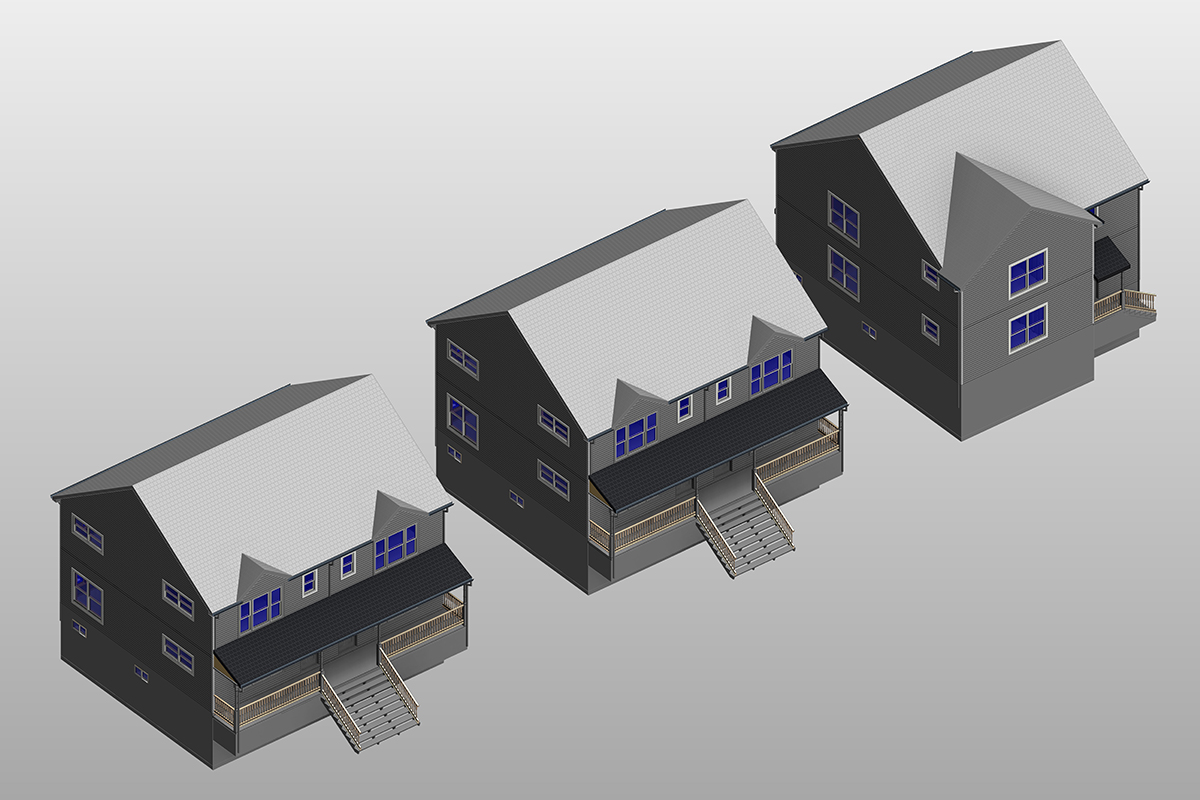 Top View Architectural BIM Modeling for demolition residential project in New Haven, CT.