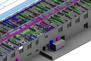 BIM Coordination services for a Boston Medical Center by United-BIM Inc.