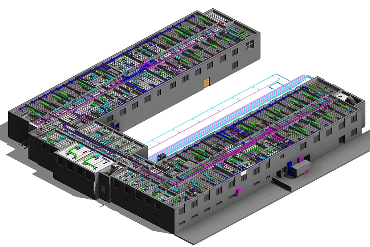 BIM Modeling services for a Boston Medical Center by United-BIM Inc.