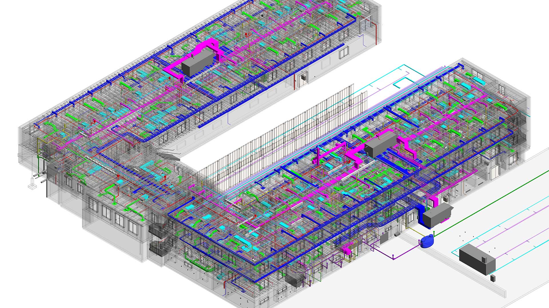 MEP Modeling for a Boston Medical Center by United-BIM Inc MEP Modeling for a Boston Medical Center by United-BIM Inc