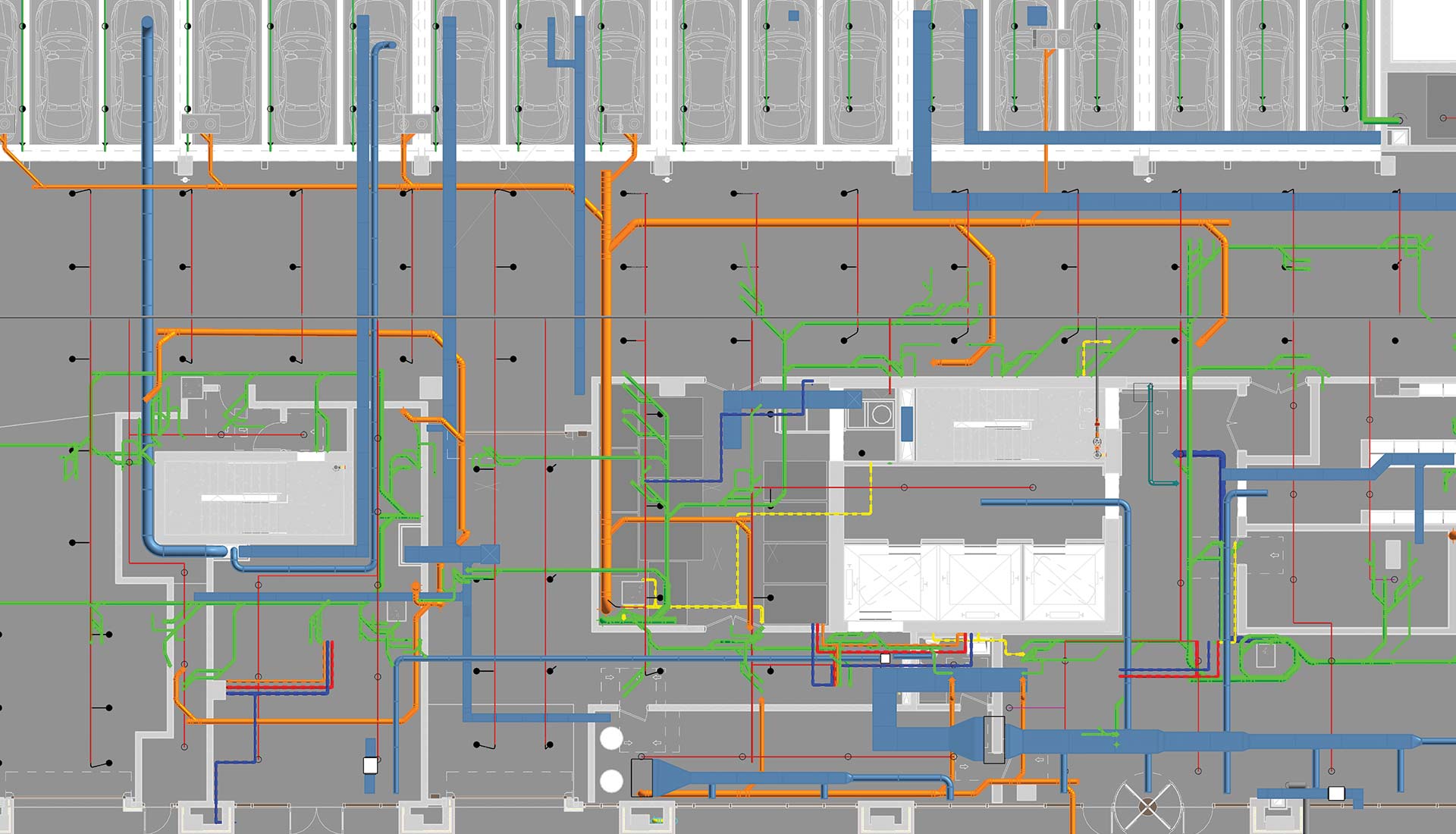 3d plumbing model view of new jersey project.