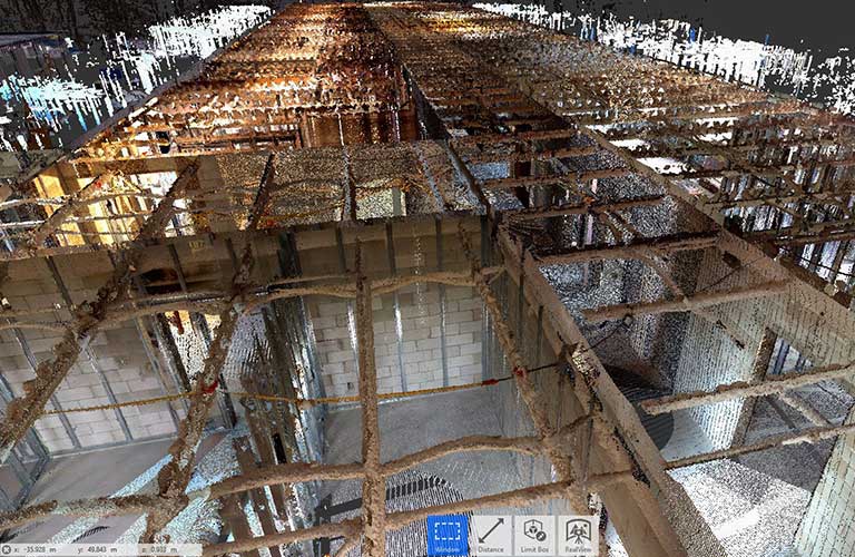 Point cloud scan of Boston Medical center by United-BIM