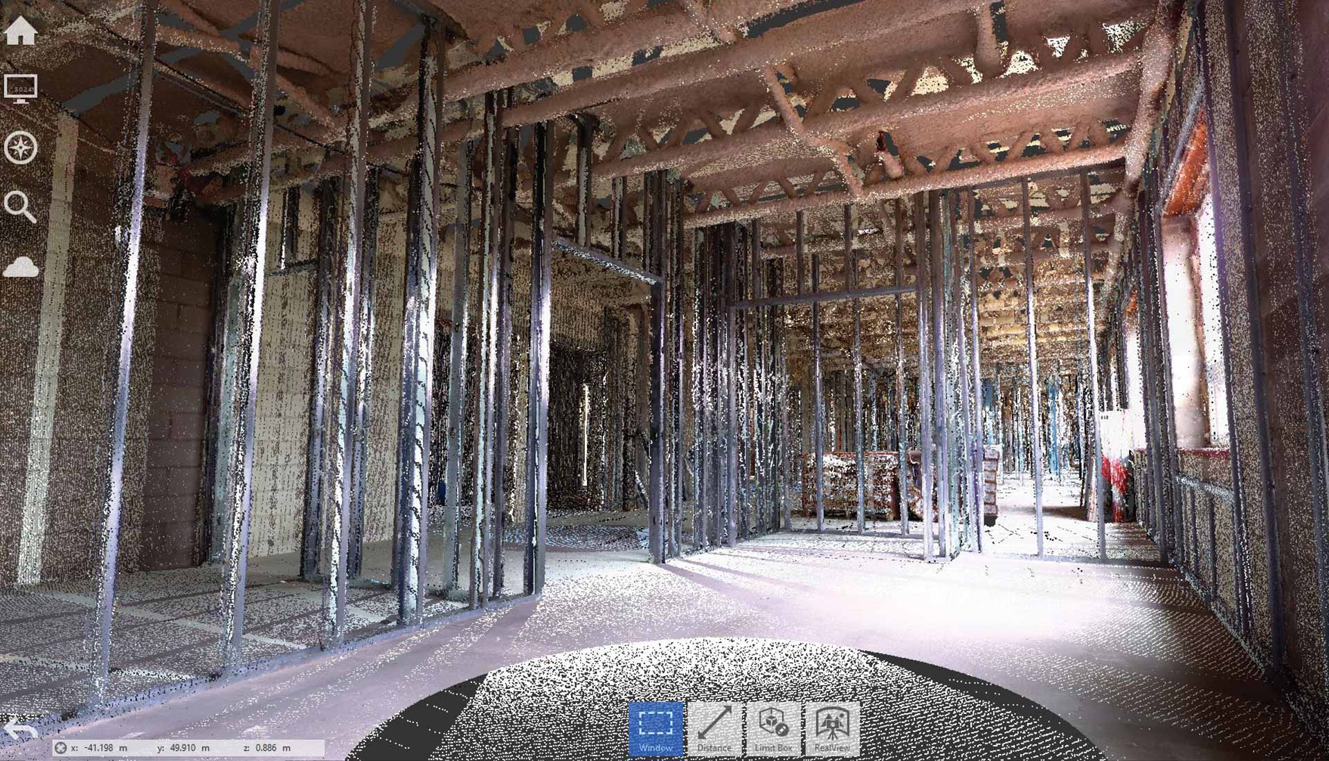 Point cloud scan of Boston Medical center by United-BIM.