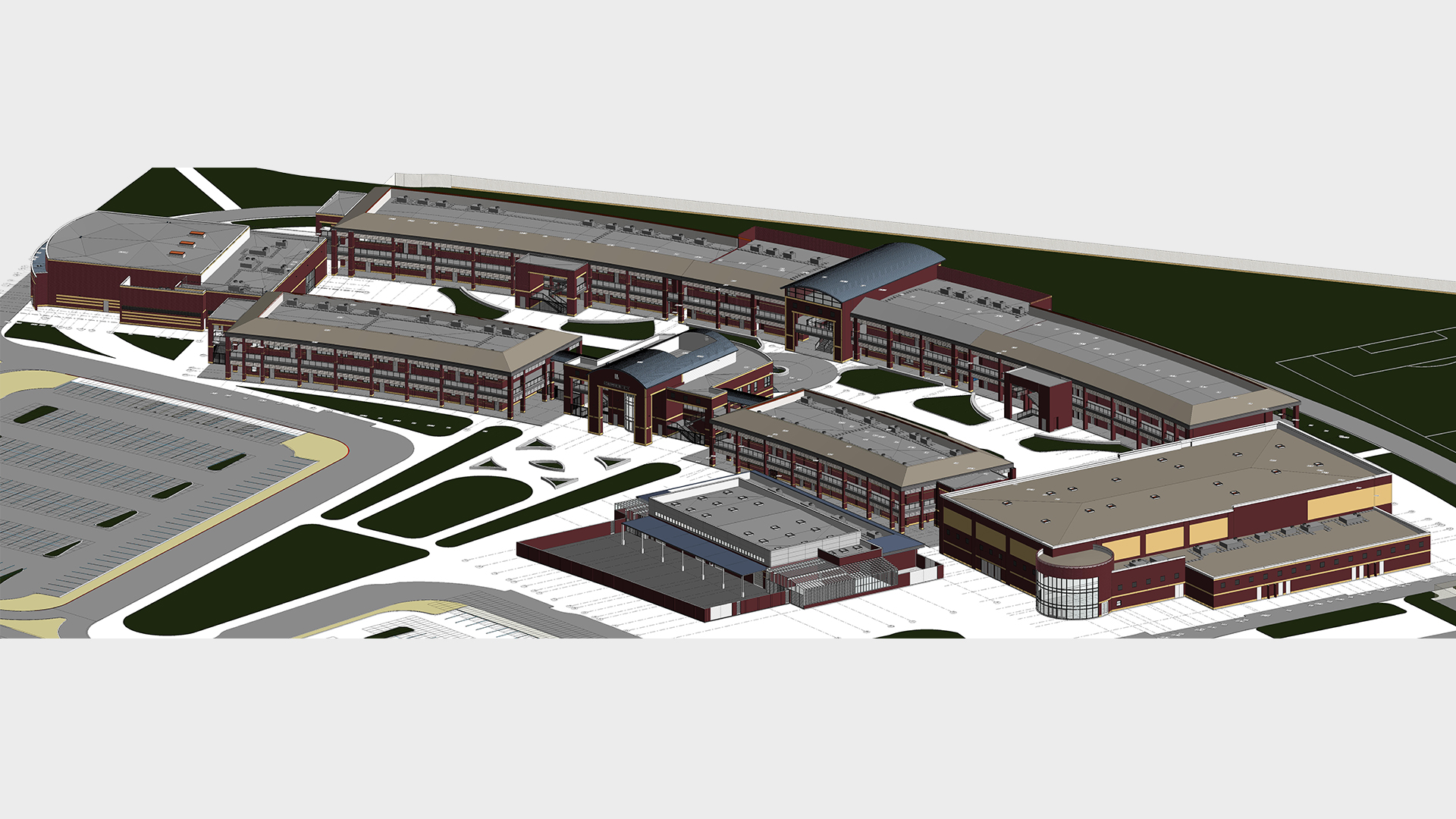 Architectural BIM Model for an Education Project