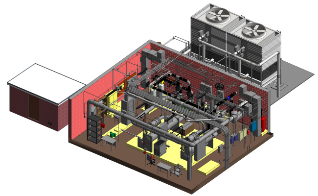 Scan to BIM model for Educational Project