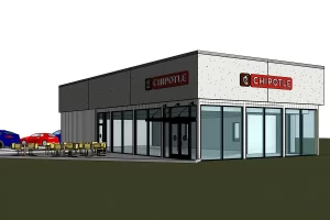 Revit Modeling Services for Chipotle in Connecticut
