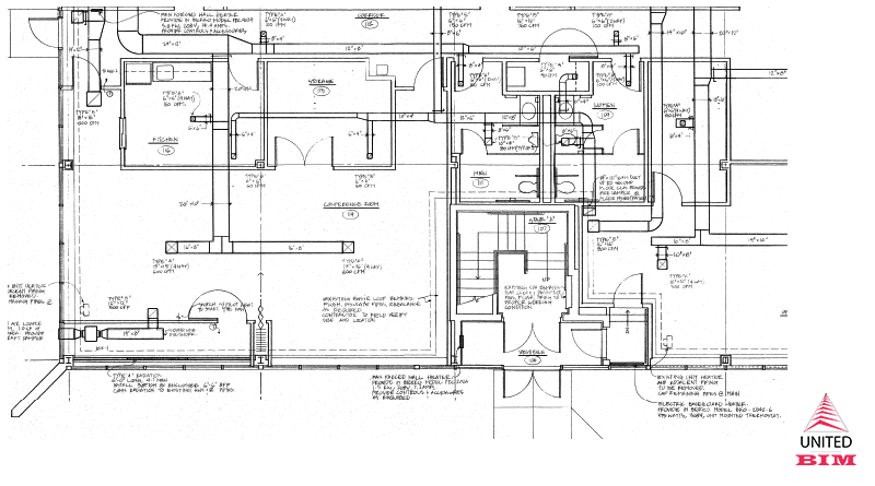hand made architecture drawing