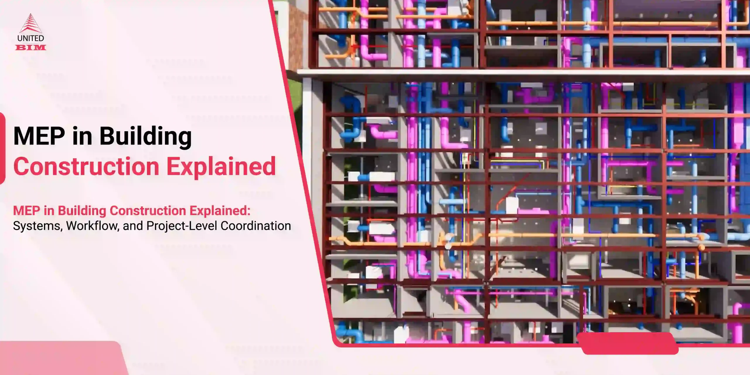 BANNER IMAGE - Understanding MEP Systems in Building Construction (Simple Explanation)