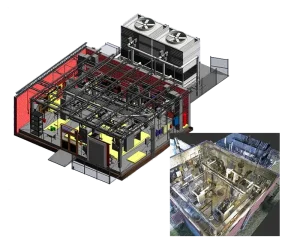 BIM model from a point cloud data for a renovation project in the USA